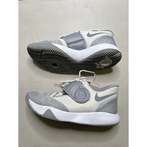Nike KD Trey 5 VI Basketball Shoes White Grey Men Size 9.5 (AA7067-100) sport - Picture 5 of 10